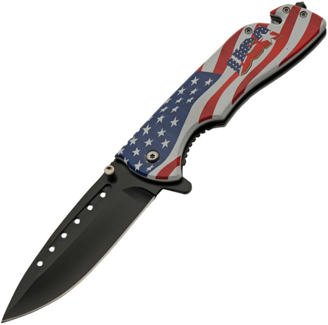 Rite Edge Rescue Linerlock A/O Flag CN - Rite Edge