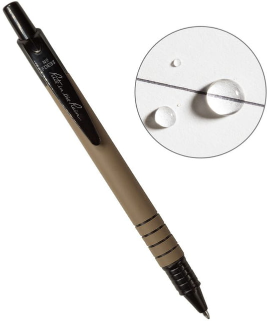 Rite in the Rain All-weather Pen Plastic w/Clip-Black Ink FDE