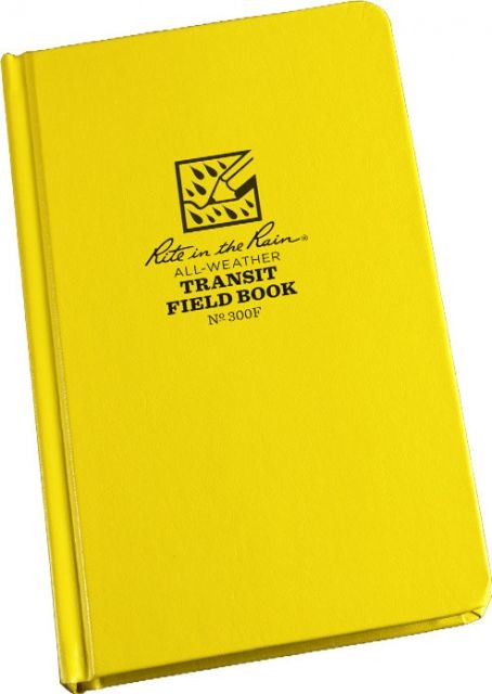 Rite In The Rain Bound Book - Fabrikoid Cover -Transit Yellow 4 3/4 X 7 1/2
