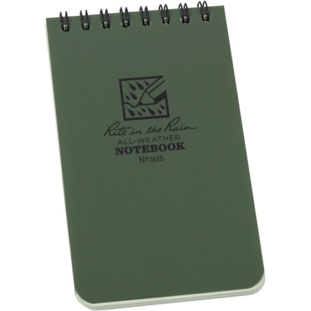 Rite in the Rain Top Spiral Notebook - 4 X 6 Grey