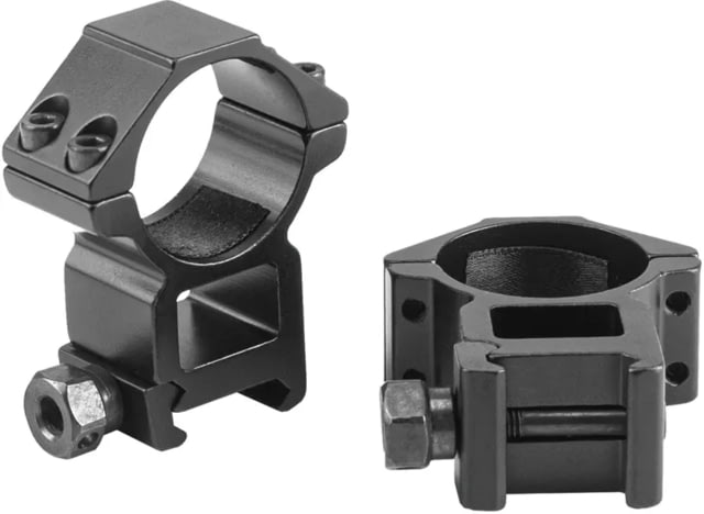 Riton Optics X30H Scope Ring Set  Picatinny/Weaver High 30mm Tube Matte Black Aluminum