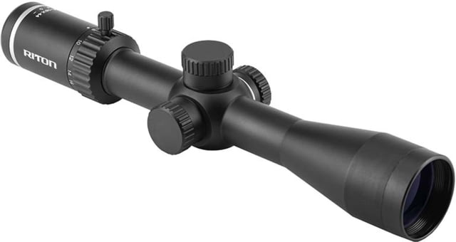 Riton Optics 3 Primal 4-16x 44mm Riflescope 30mm Tube Second Focal Plane DHR Reticle Black - Riton Optics