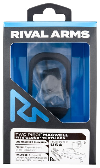 USED Rival Arms Two Piece Magwell for Glock 19 Gen5 Black RA-RA70G221A - Rival Arms
