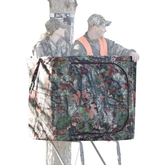 Rivers Edge Treestands 2-Man Ladder Stand Curtain Black - Rivers Edge Treestands