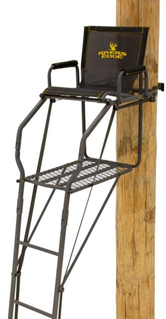 Rivers Edge Treestands Bowman - LS Treestand Black 19' 5" - Rivers Edge Treestands