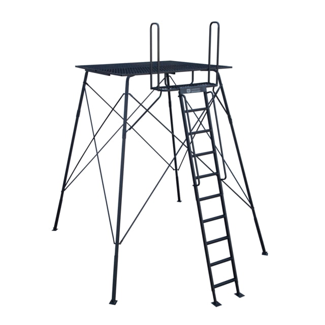 Rivers Edge Treestands Landmark 10' Tower Black 10 Foot - Rivers Edge Treestands