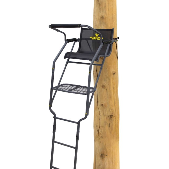 Rivers Edge Treestands Relax Wide Ladder Stand - Rivers Edge Treestands