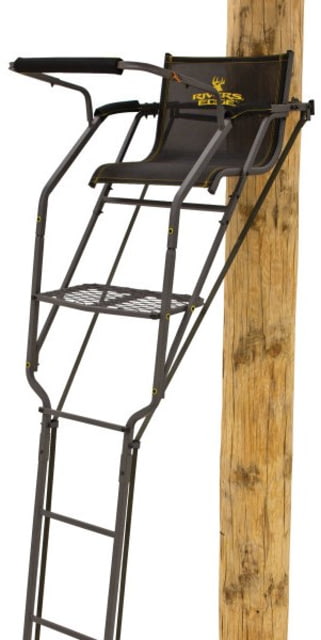 Rivers Edge Treestands Relax Wide - LS Treestand Black 16' 9" - Rivers Edge Treestands