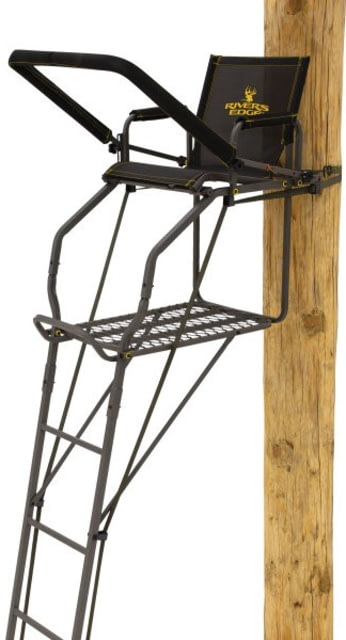 Rivers Edge Treestands Retreat - LS Treestand Black 17' 11" - Rivers Edge Treestands