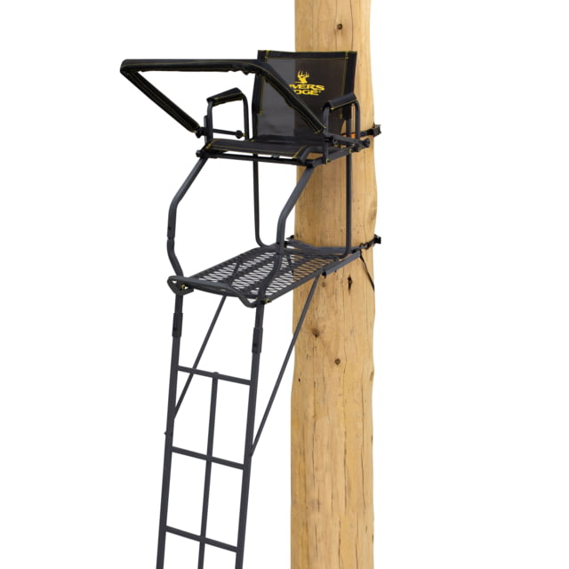 Rivers Edge Treestands Uppercut Ladder Stand Rivers Edge Grey 1-Person - Rivers Edge Treestands