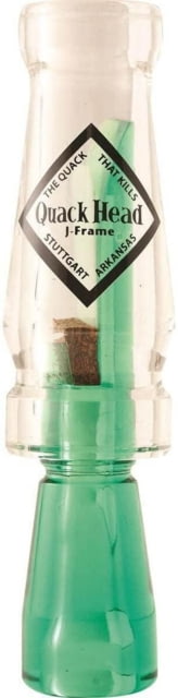 RNT Calls Quackhead Single Reed J-Frame Duck Call White/Green