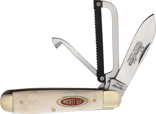 Robeson Cutlery Gamecock Folder White Bone - Robeson Cutlery