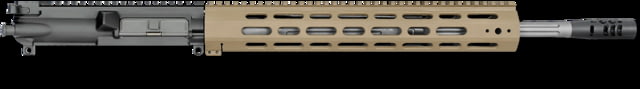 DEMO Rock River Arms Completed Upper Receiver X-1 .308/7.62x51mm 18 Inch Barrel 1-10 Twist 5/8-24 Threat Free-Float Handguard Brake Tan - Rock River Arms