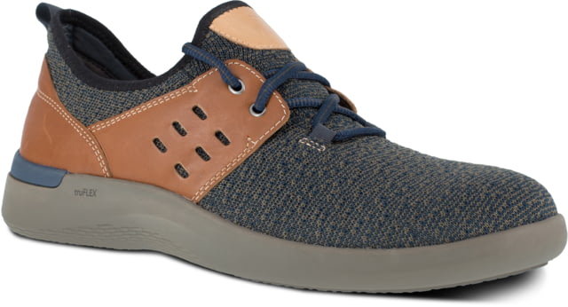 Rockport TruFlex Work Shoes - Men's Wide Blue/Tan 11.5 - Rockport