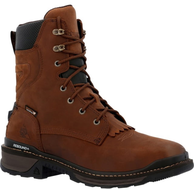 Rocky Boots Rams Horn Composite Toe Work Boot - Men's 9in Dark Brown 9 - Rocky