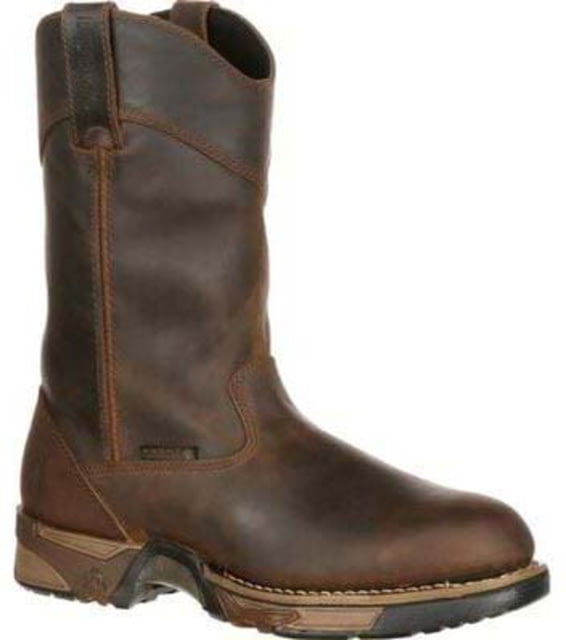 Rocky Aztec Waterproof Wellington Work Boot - Men's Brown 12 - Rocky