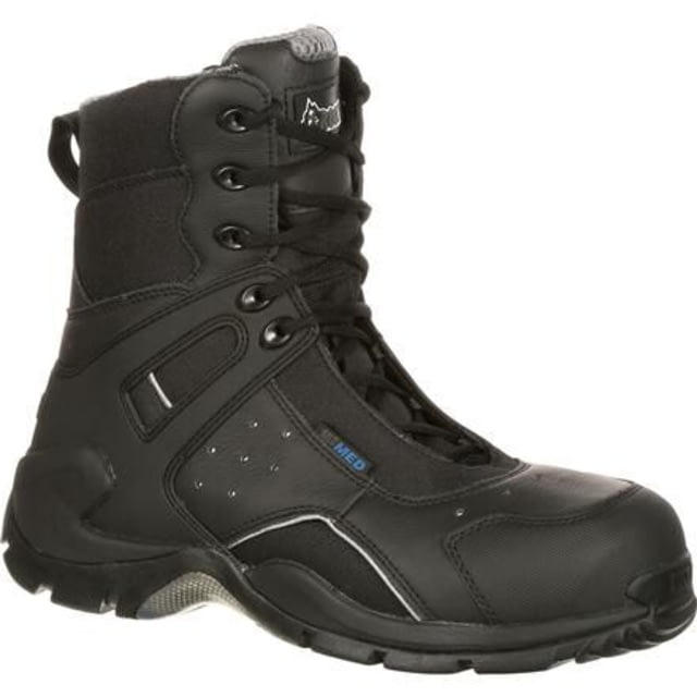 Rocky Boots 1st Med Carbon Fiber Toe Puncture-resistant Side-zip Waterproof Public Service Boot - Rocky