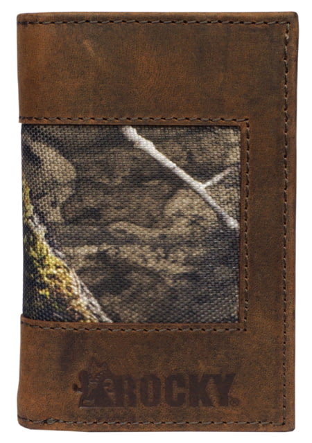 Rocky Mossy Oak Trifold Wallet Camo/Brown - Rocky
