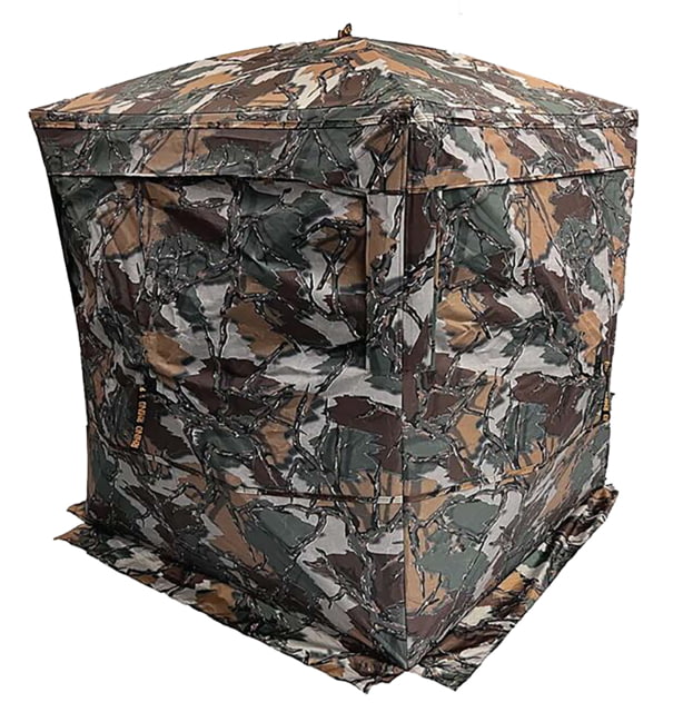 Rocky Mountain Rhino Blinds  Rhino-180 5-Hub Design See Through Realtree Edge 150 Denier/Mesh 58in x 55in 66in High - Rocky Mountain