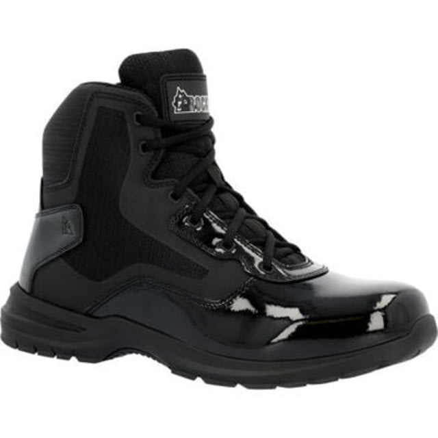 Rocky Cadet 6in Side Zip Public Service Boots - Men's Black 8.5 US Wide - Rocky