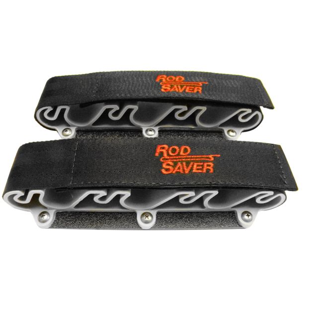 Rod Saver Side Mount w/Dual Lock 6 Rod Holder Portable