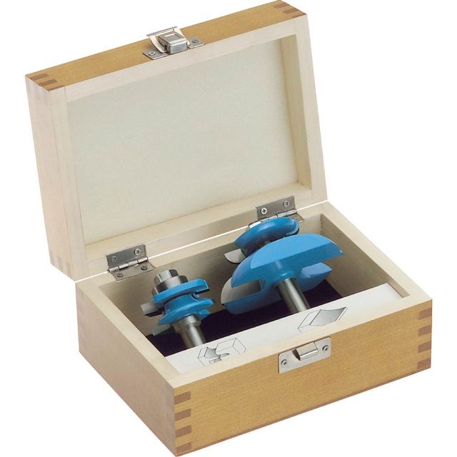 Roman Carbide 2 pc. Panel Bit Set with Undercutter 1/2in Shank