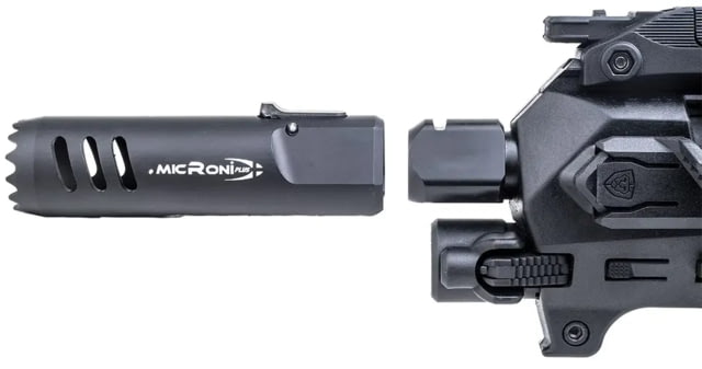 Roni Barrel Extension w/Glass Braker Black