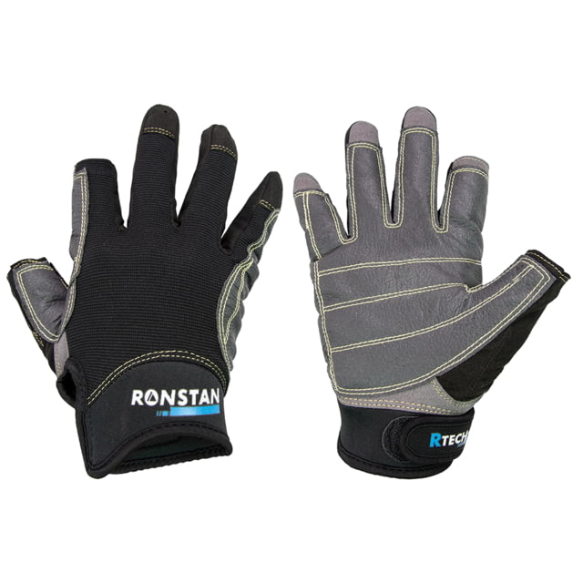Ronstan Sticky Race Gloves - 3-Finger - Black - S - Ronstan
