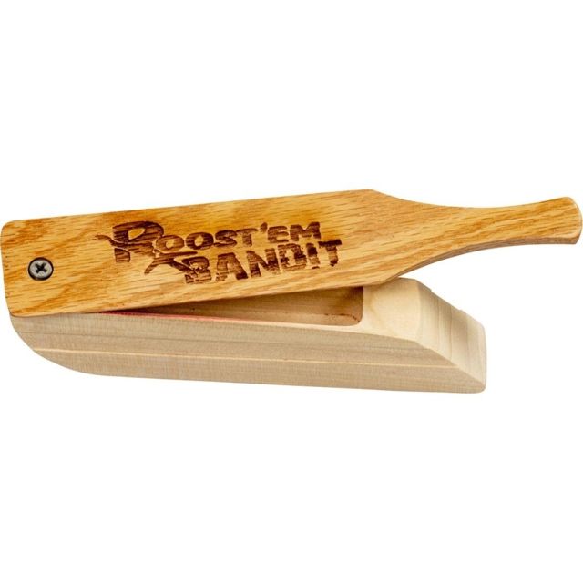 Roost'Em Bandit Oak/Poplar Box Turkey Call Brown