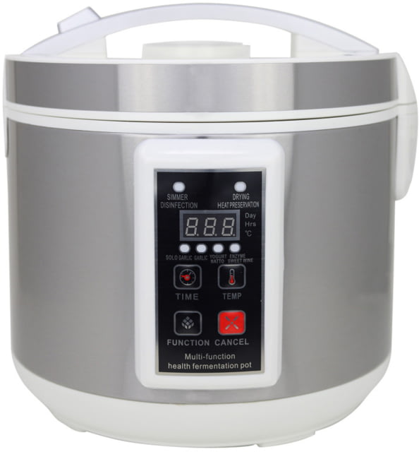 Roots & Harvest Black Garlic Multi-Purpose Fermenter Stainless Steel/Black