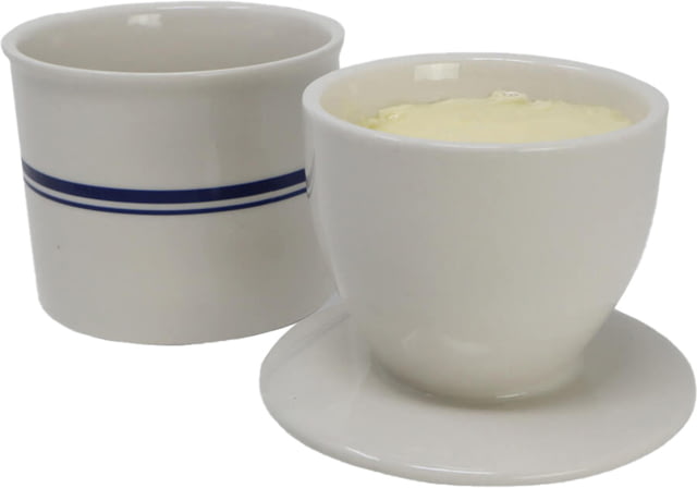 Roots & Harvest Butter Keeper Crock White Small