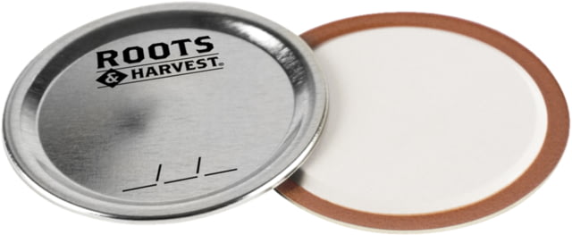 Roots & Harvest Canning Wide Mouth Lids 12 pack Glass
