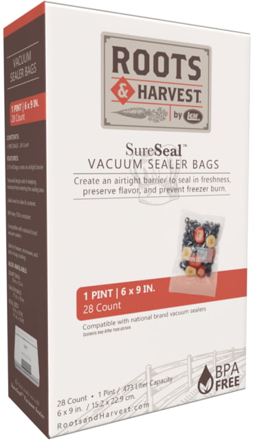 Roots & Harvest Roots & Harvest SureSeal Pint Vacuum Bags 6inx9in 28
