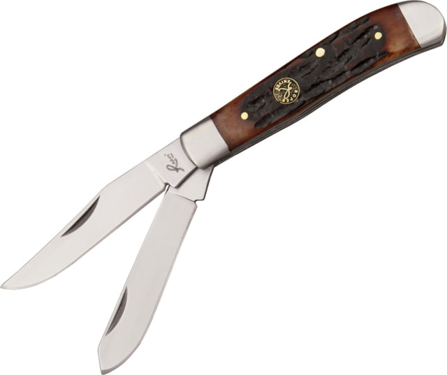 Roper Knives Mini Trapper Chaparrel Wood Handle Folding Knife - Roper Knives