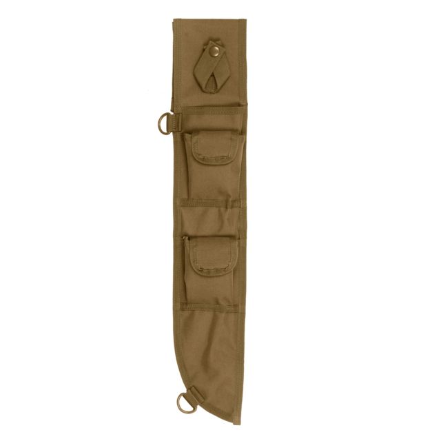 Rothco 18 Inch MOLLE Compatible Machete Sheath Coyote Brown CoyoteBrown - Rothco