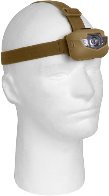 Rothco 5 Bulb LED Headlamp AAA Red/White 90 Lumens Coyote Brown - Rothco