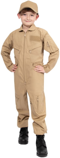 Rothco Air Force Type Flightsuit - Kids, Khaki, Extra Small, 7207-Khaki-XS