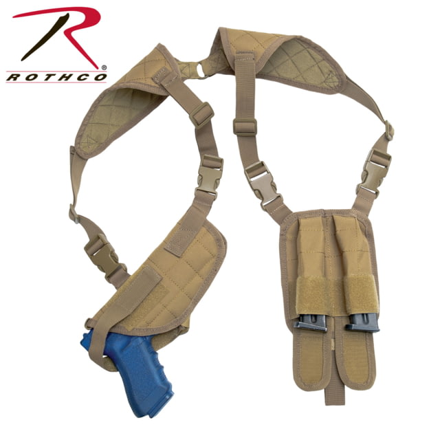 Rothco Ambidextrous Shoulder Holster Coyote Brown - Rothco