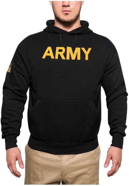 Rothco Rothco Army Printed Pullover Hoodie - Mens Black Small - $37.99 at Optics Planet