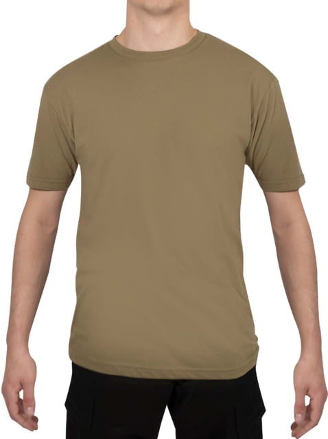 Rothco Athletic Fit Solid Color T-Shirt - Mens Brown 3XL