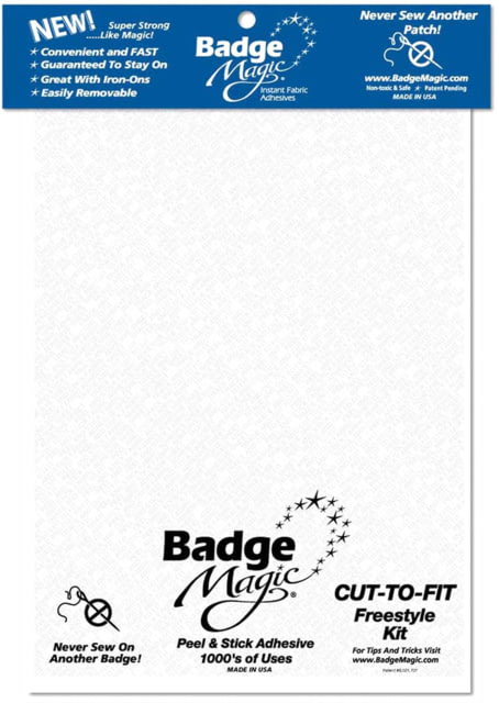 Rothco Badge Magic Adhesive Cut To Fit Freestyle Kit Clear - Rothco