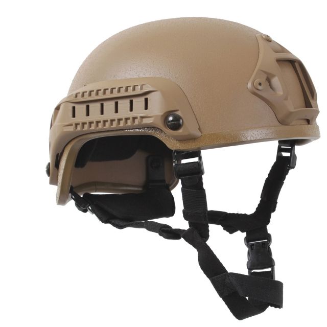 Rothco Base Jump Helmet Coyote Brown teBrown - Rothco