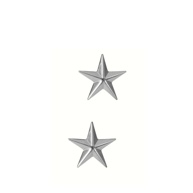 Rothco Brigadier General Insignia Stars Silver Silver - Rothco