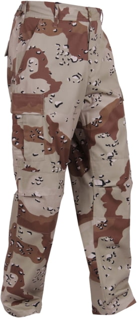 Rothco Camo Tactical BDU Pants - Men's 6-Color Desert Camo Large ColorDesertCamo-L