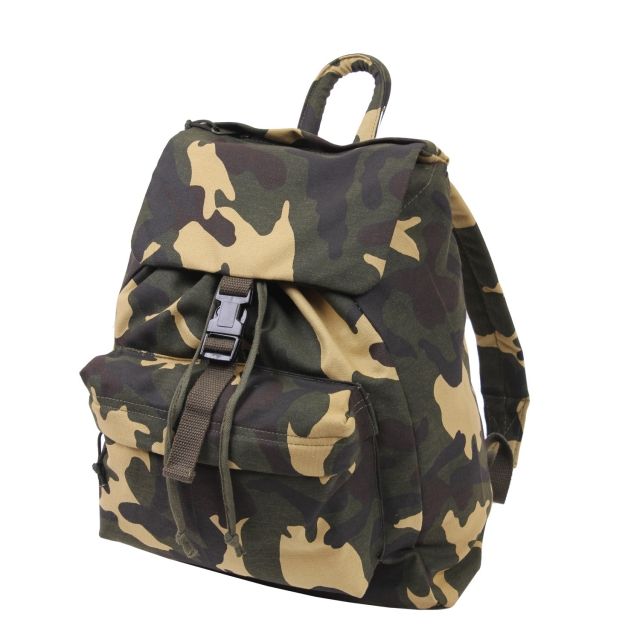 Rothco Canvas Daypack Woodland Camo WoodlandCamo - Rothco