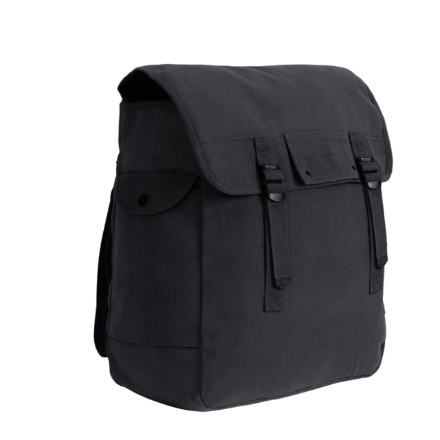 Rothco Canvas Jumbo Musette Bag Black Black - Rothco