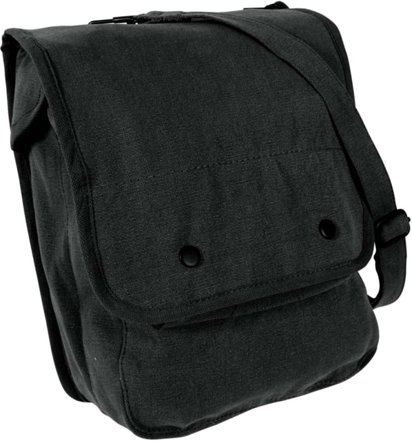 Rothco Canvas Map Case Shoulder Bag Black Black - Rothco