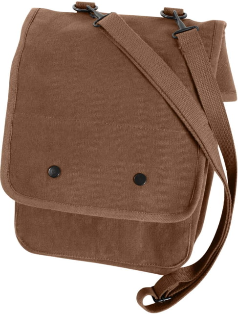Rothco Canvas Map Case Shoulder Bag Earth Brown EarthBrown - Rothco