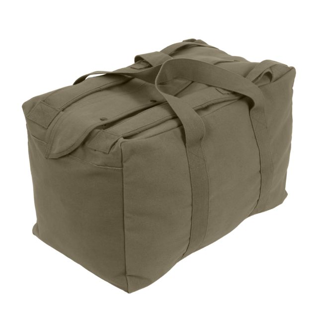 Rothco Canvas Mossad Type Tactical Canvas Cargo Bag Olive Drab eDrab - Rothco