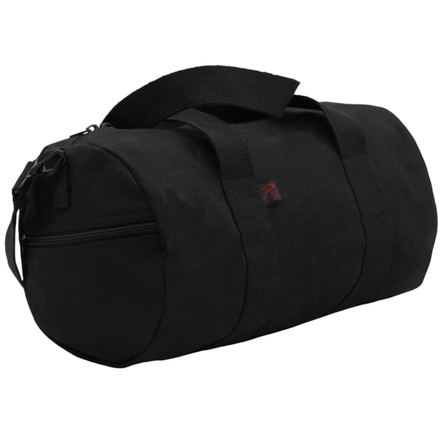 Rothco Canvas Shoulder Duffle Bags 19 Inch Black Black - Rothco